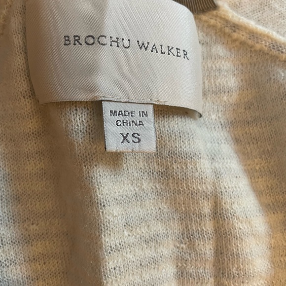 Brochu Walker 100% cashmere open cardigan size XS - Picture 2 of 4